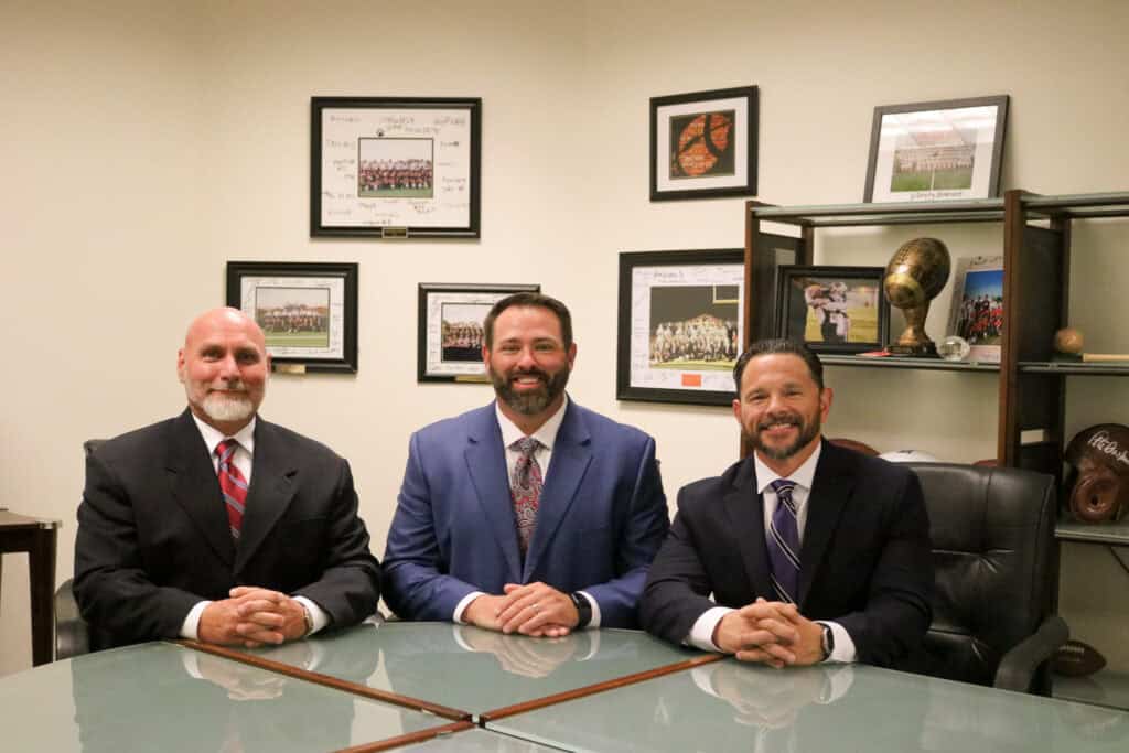 Tim Mendolia, Zach Pettigrew, and Charles, Texas attorneys at M&P Law Offices, dedicated to providing expert legal services